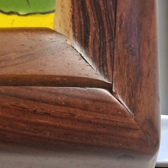 Handcrafted Wood Jewelry Box w/Hand-Painted Frog, A Colorful Storage Solution - Picture 14 of 16